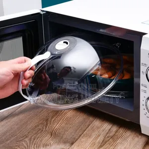 Anti-Splash Microwave Food Cover With Handle