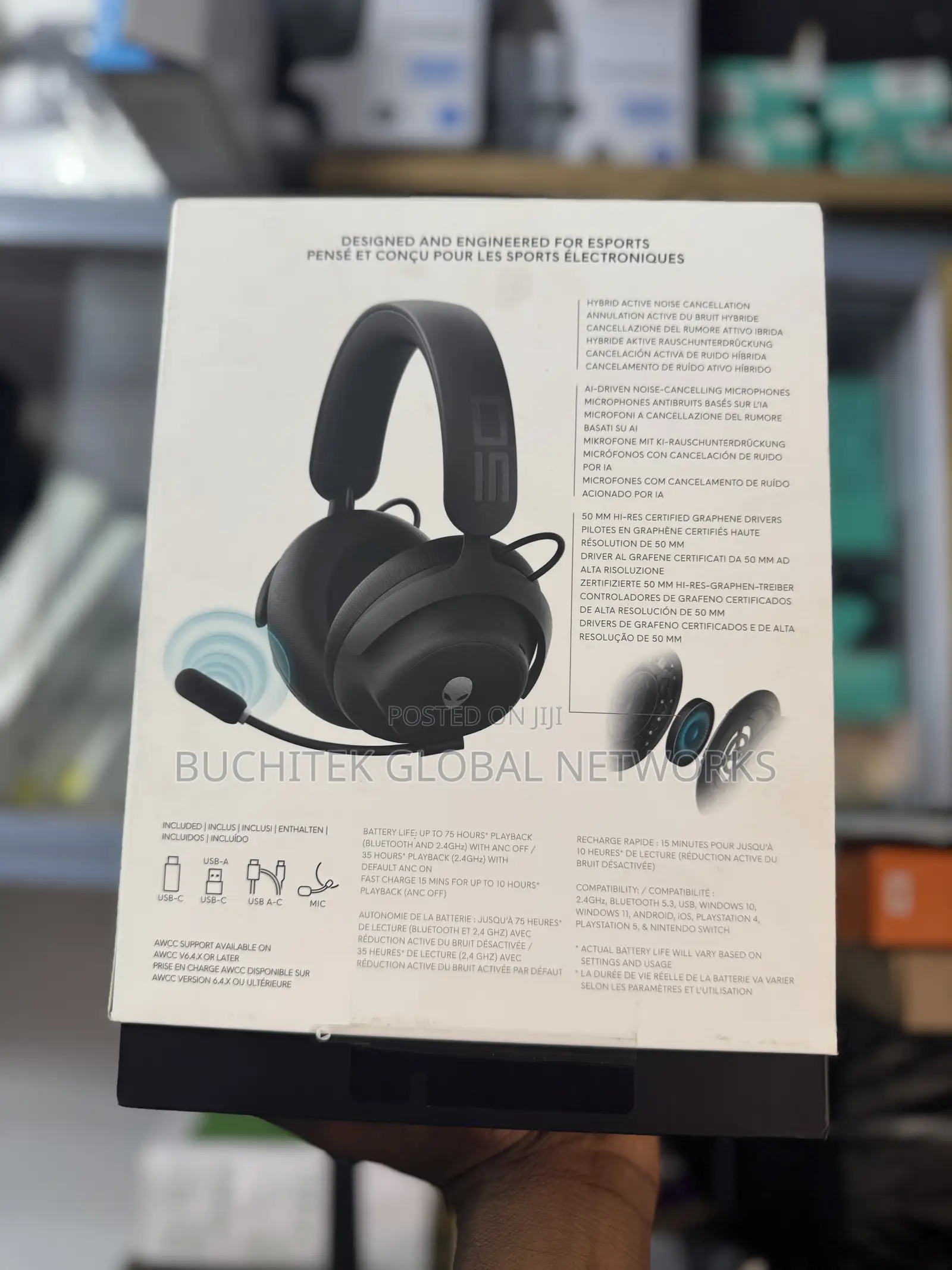 Dell Alienware Pro Wireless Gaming Head