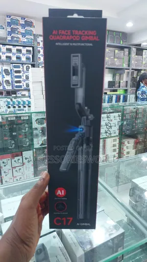 C17 Ai Face-Tracking Quadrapod Stable Tripod Gimbal Selfie Stick