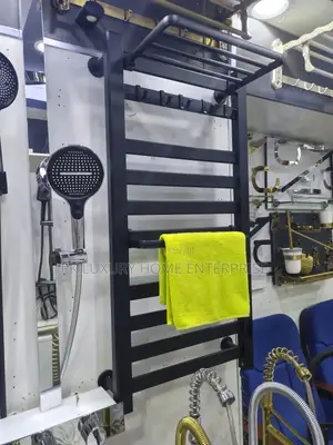 10 Layers Black Towel Warmer