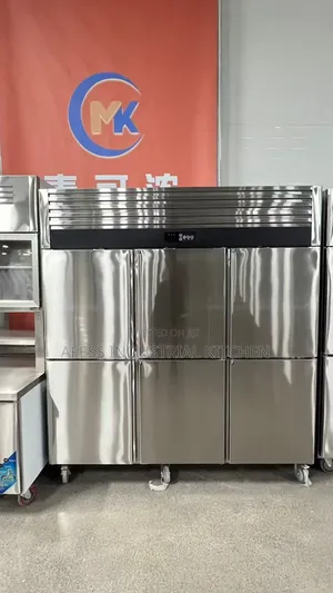 Six Door Stainless Steel Freezer