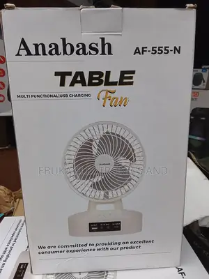 7 Inches Rechargeable Table Fan Is Available
