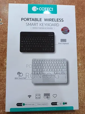 Coteci Portable Rechargeable Wireless Smart Keyboard