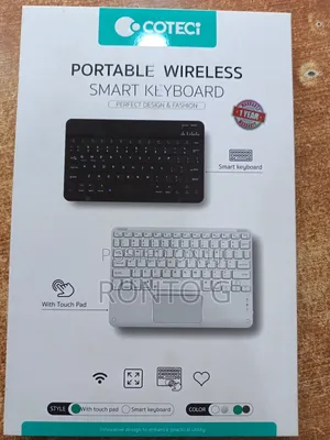 Coteci Portable Rechargeable Wireless Smart Keyboard