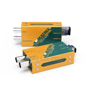 Avmatrix 12g-sdi Fiber Optic Extender Transmitter/Receiver Set