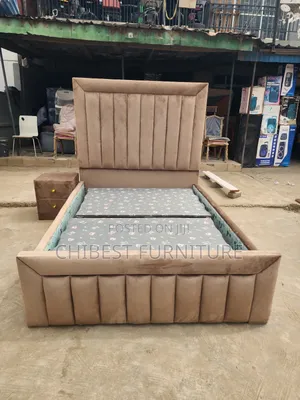 Padded 4.5by6 Bed Frame.