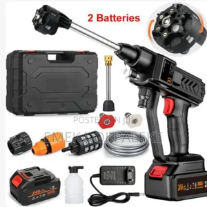 High Pressure Water Spray Gun With 2 Batteries