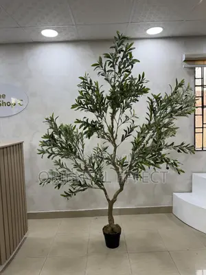 240cm Artificial Wide Olive Tree – Faux Indoor Plant Home Décor