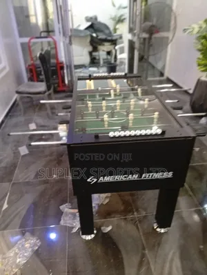 Luxury Executive Soccer Table With Covered Rubber Glass