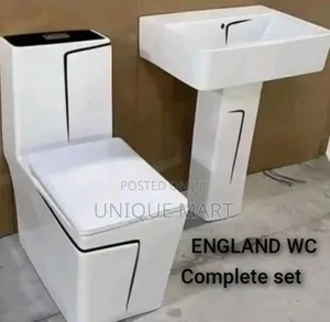 Quality Imported England Water Closet, Complete Set