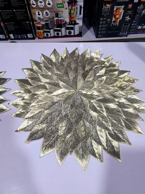 12pcs Table Mat/Placemats - Gold Colour