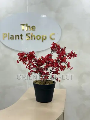 45cm Artificial Begonia Plant – Realistic Faux Indoor Plant Decor