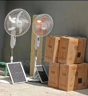 Rechargeable Standing Solar Fan