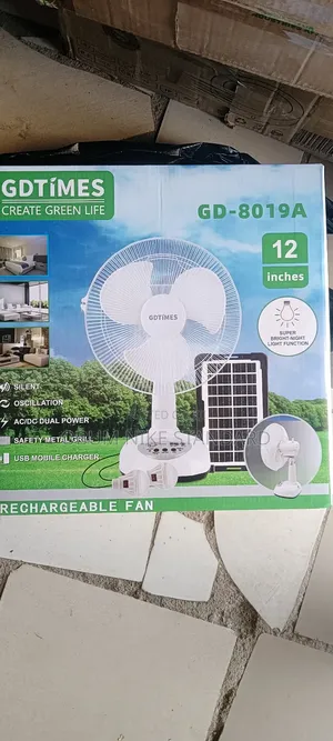 Table Rechargeable Fan 12inch