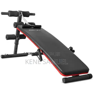 Tummy Trimmer Sit-Up Bench With Rope Spring