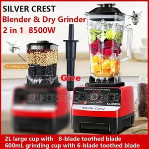 Silver Crest 2l Industrial 8500w Food Crusher Blender With 2 Jar