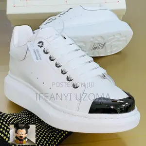 Alexander Macqueen White and Black Luxury Sneakers