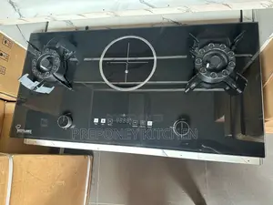 Meestajame Built in Burner 2 by 1 Flip Up Ceramic Hub
