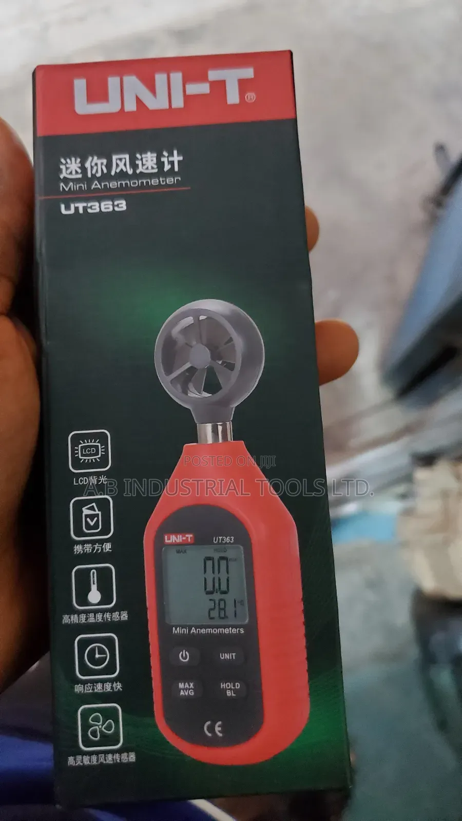 Uni-T Ut363 Mini Digital Anemometer