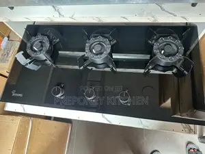 Meestajame Built in 3 Burner Flip Up