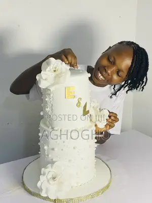 2 Tier Budget Wedding Cake
