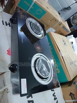 Modern Qasa Glass Top 2 Burner Table Top Gas Stove
