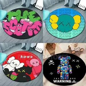 Top Quality Designer Oval Shaped Rugs Size 140 by 140cm (5ft)