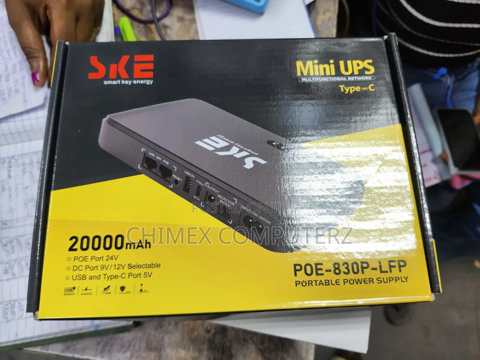 Ske 20000mah Mini Dc Router Power Bank