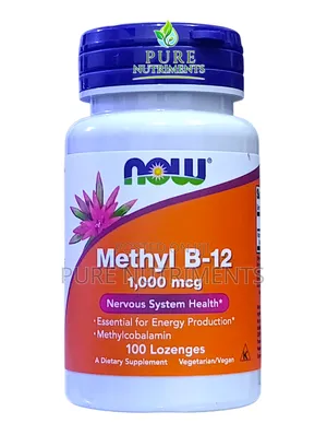 Now Methyl B-12 Methylcobalamin 1000mcg 100 Loz _Energy Nerve Health