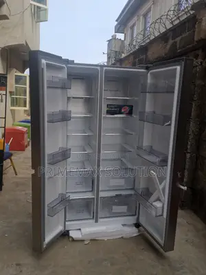 Hisense Side-by-Side Fridge Rs-87-Ws 634l - Low Noise Operation