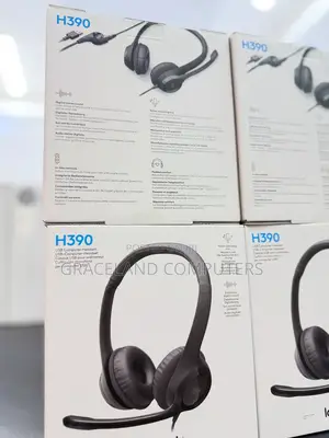 Logitech H390 Usb Computer Headset With Noice Canceling Mic