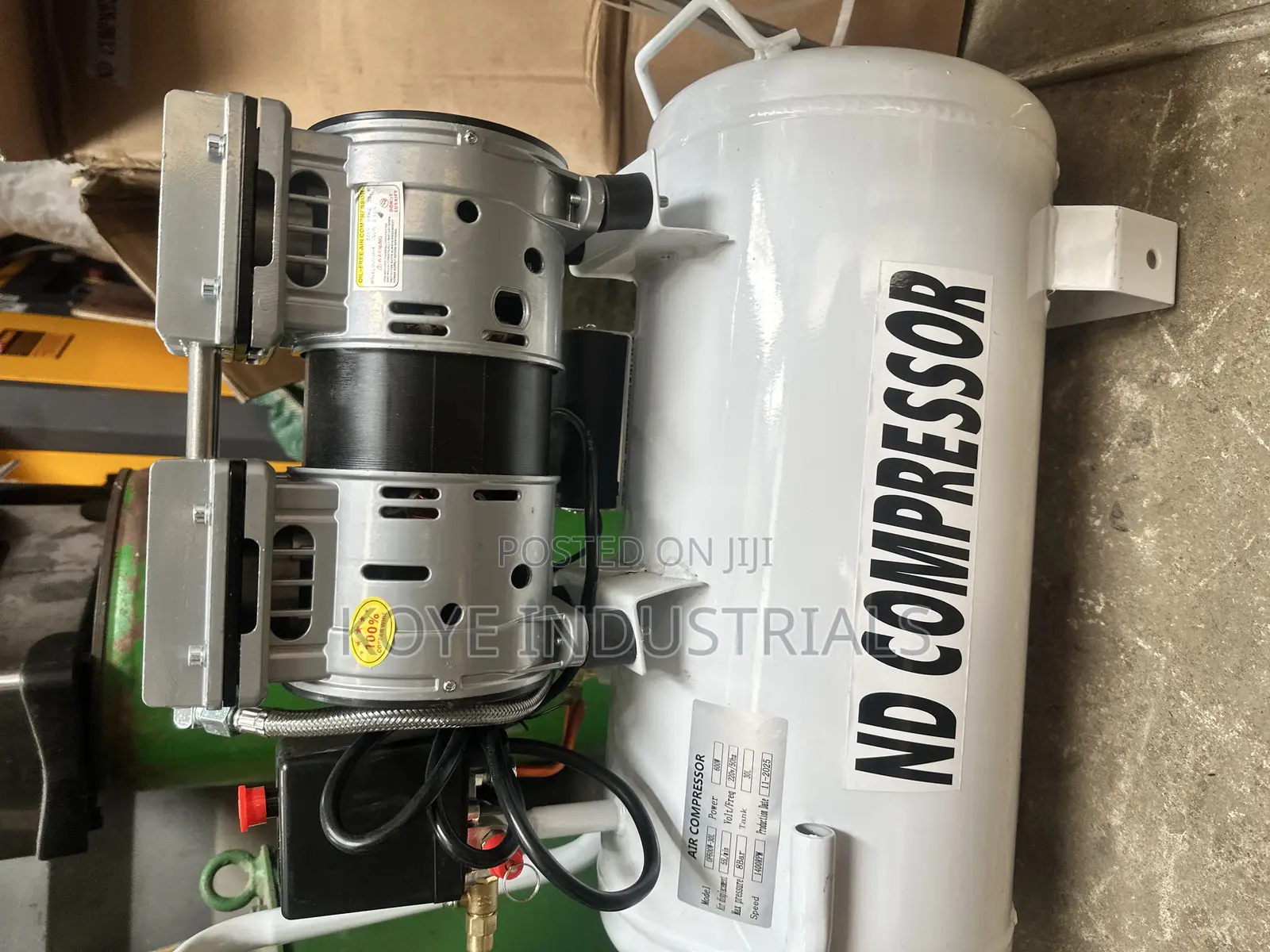 Oil Less Compressor Machine