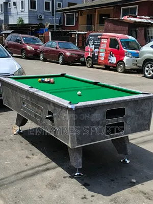 7ft Local Marble and Coin Snooker Board (30 Coins)