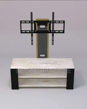 Tv Console With an Attached Hanger,