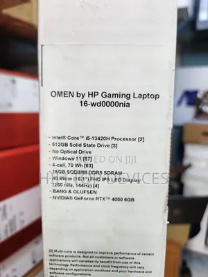New Laptop HP Omen 16 16GB Intel Core i5 SSD 512GB