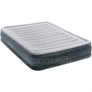 Full Dura-Beam Comfort-Plush Airbed 137x191x33 Cm With Internal Pump