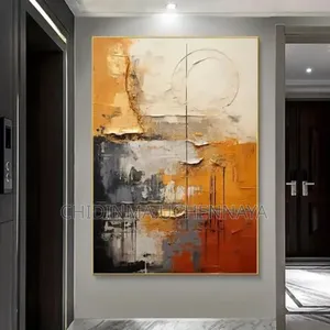 Abstract Oil Printings Graffiti Textured Canvas