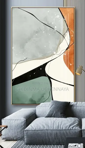 Modern Warm Color Paintings Wall Decor for Office Home Decorations