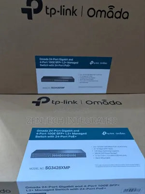 Tp-Link 24port Gigabit Poe Managed Switch With 4x10gb Uplinks