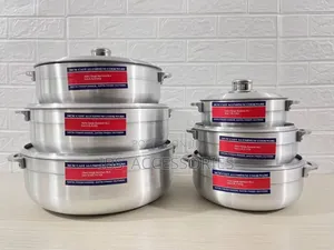 6piece Aluminium Cast Pot
