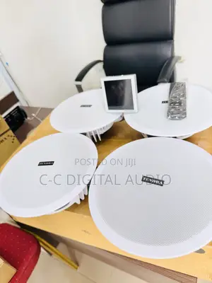 4 Ceiling Speaker Setup and 4 Inches Android Screen Amplifier