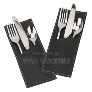 Leather Cutlery Pouch