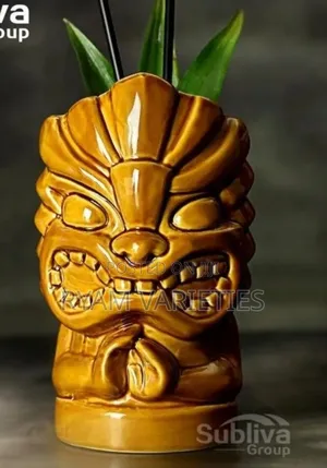 Ceramic Tiki Mug