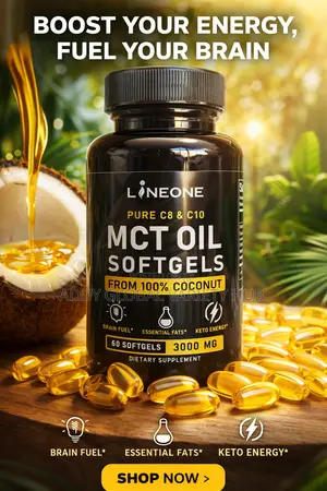 MCT Oil + Pure Coconut Oil X60 Caps