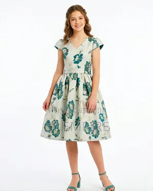 Girls Brocade Dress