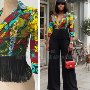Ankara Fringe Jacket