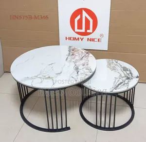 2 in 1 Coffee Table Marble Made of Marble Interior Use