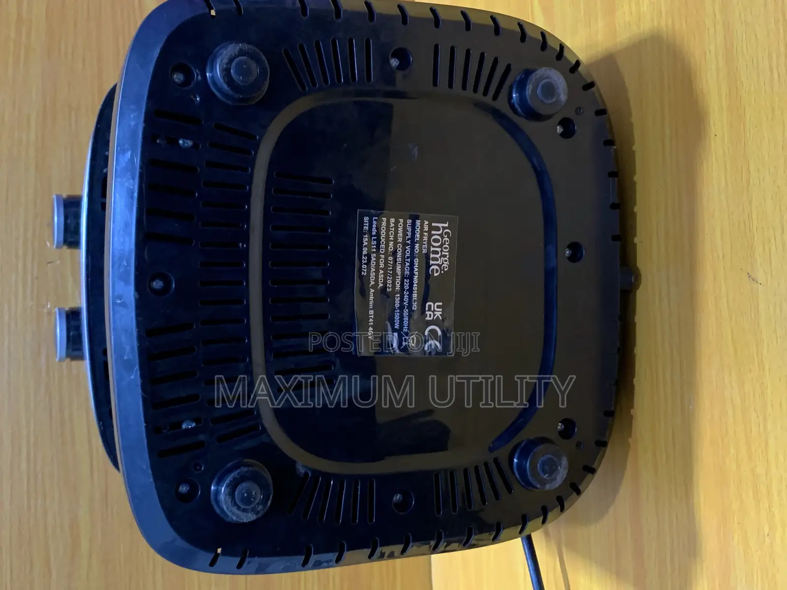 George Home Squared Shape Airfryer