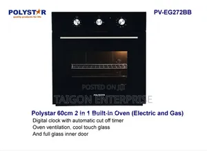 2 In 1 Built In Oven (Electric And Gas)