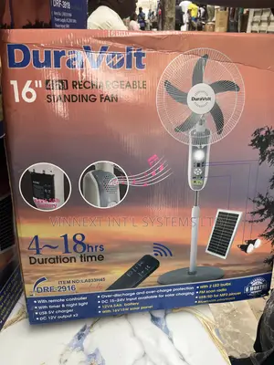 Rechargeable Stand Fan With Remote Control